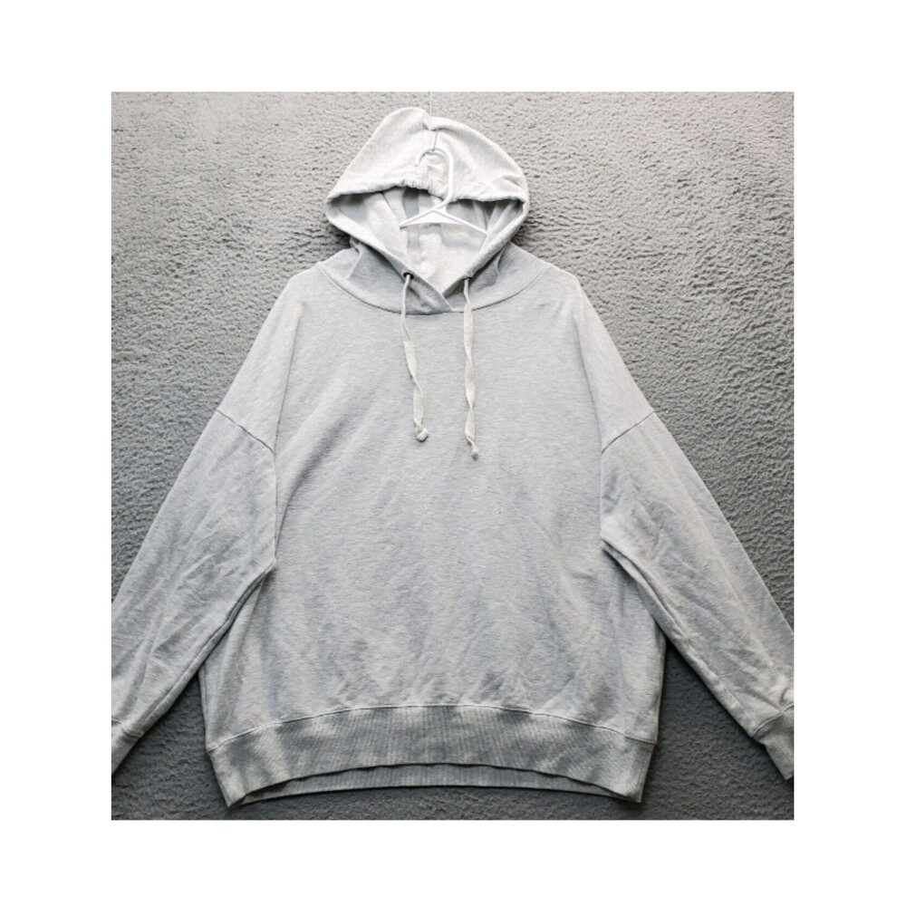 Buffalo David Bitton Light Heather Gray Hoodie Large As Is - Picture 9 of 12